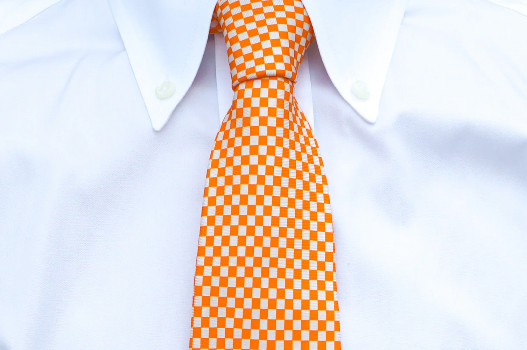 Volunteer Traditions Men's Vols Tie Checkerboard