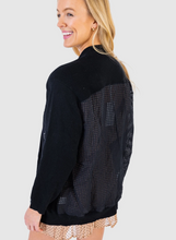 Load image into Gallery viewer, Koch Longfellow Sweater Black With Black Check