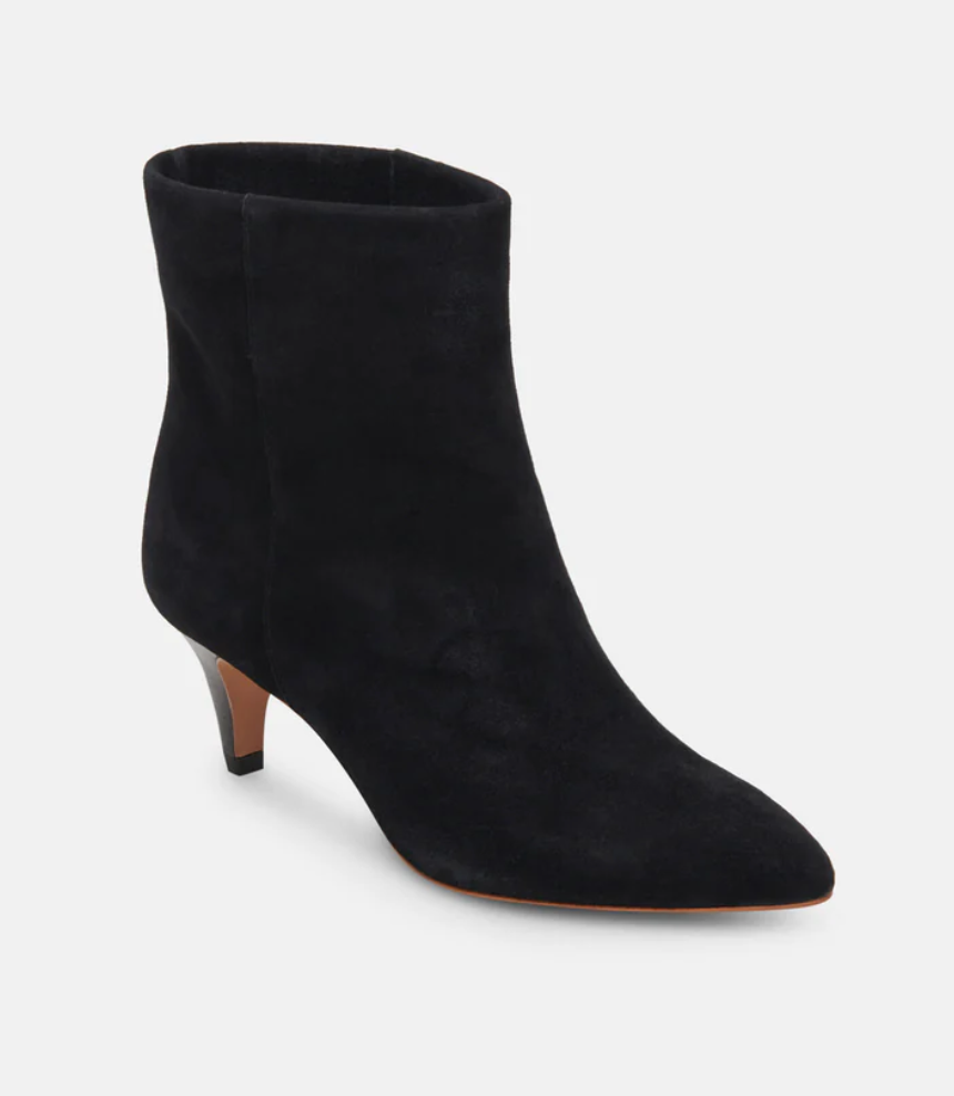 Dolce Vita Dee Bootie Nero Suede Black