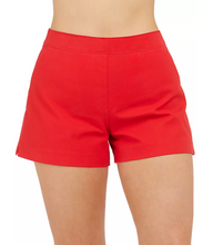 Load image into Gallery viewer, Spanx Polished Stretch Cotton 4&quot; Short Red