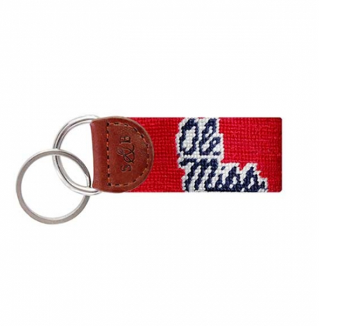 Smathers & Branson Key Fobs Ole Miss Red