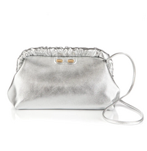 Load image into Gallery viewer, Bene Carter Cloud Clutch Bag Silver