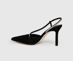 Paige Stephanie Pump Black Suede