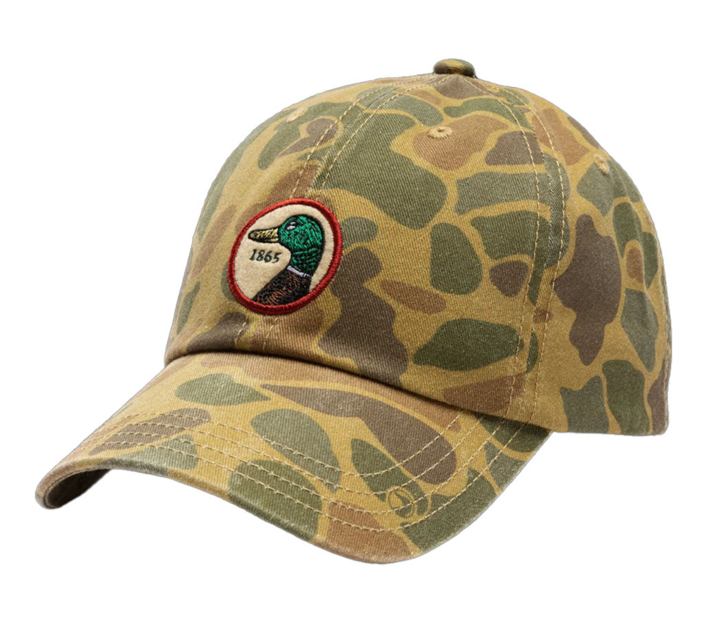Duck Head Circle Patch Twill Hat Camo