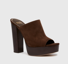 Load image into Gallery viewer, Paige Corbin Mule Chocolate Suede