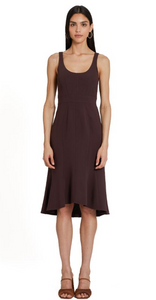 Amanda Uprichard Campania Dress Cocoa