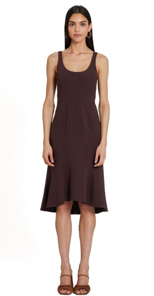 Amanda Uprichard Campania Dress Cocoa