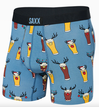 Load image into Gallery viewer, Saxx Ultra Super Soft Boxer Brief Blue Brewdolph
