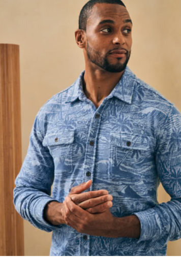 Faherty Legend Sweater Shirt Coastal Waters – The Blue Collection