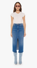 Load image into Gallery viewer, Mother Denim The Reverse Pencil Pusher Skirt Hue Are You?