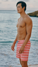Load image into Gallery viewer, Southern Tide Paddlin&#39; Out Printed Swim Short Sunkist Coral