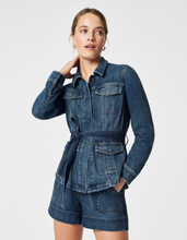 Load image into Gallery viewer, Spanx Summer Denim Shacket Twilight Indigo