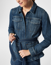 Load image into Gallery viewer, Spanx Summer Denim Shacket Twilight Indigo