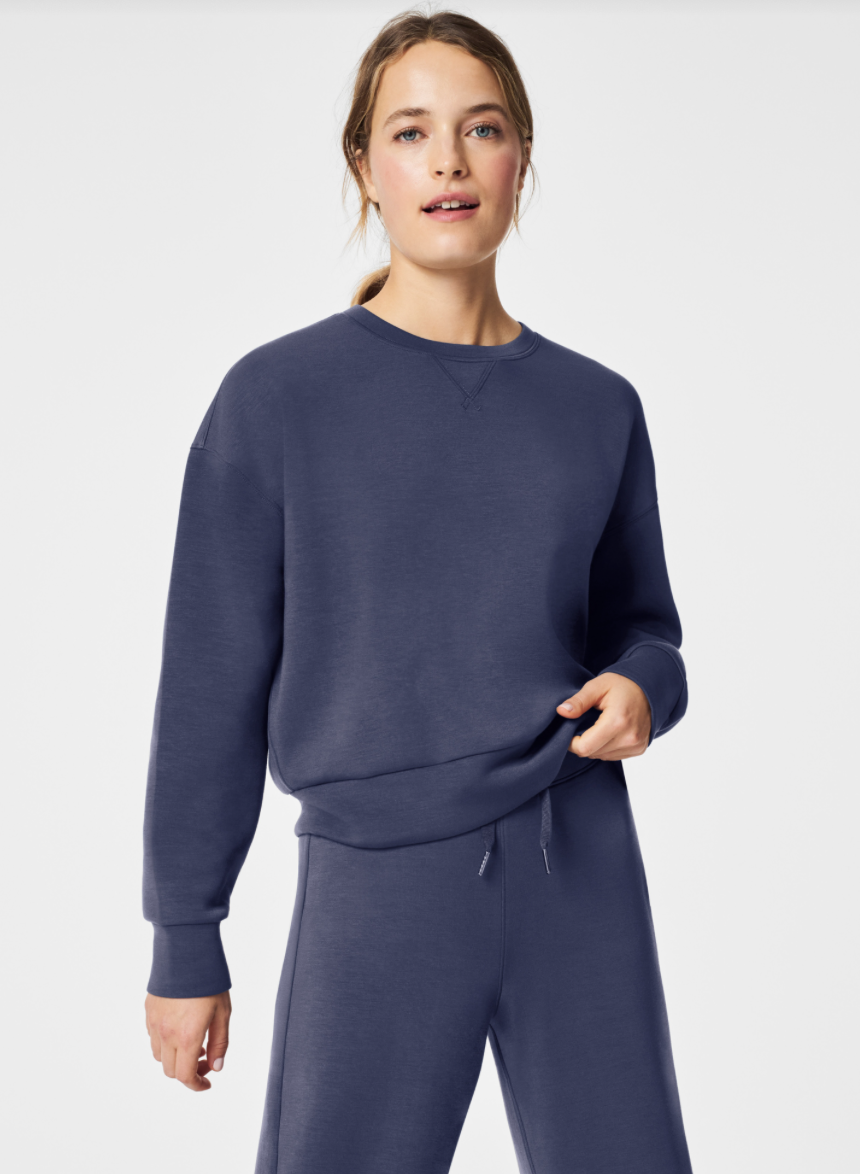 Spanx AirEssentials 1/2 Zip Pullover Black – The Blue Collection