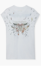 Load image into Gallery viewer, Zadig &amp; Voltaire Cecelia Concert Wings Tee Shirt Blanc