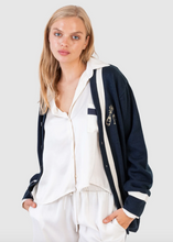 Load image into Gallery viewer, Koch Luna Cardigan Navy Champagne