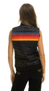 Aviator Nation 5 stripe Womens Vest Black