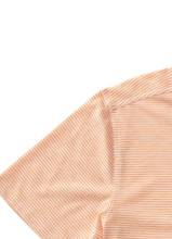 Load image into Gallery viewer, Duck Head Stripe Polo Orange Heather