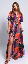 Load image into Gallery viewer, Hutch Layton Dress Banana Leave Tropical