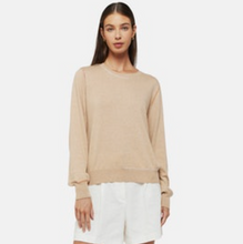 Load image into Gallery viewer, Brodie Winnie Crew Neck Sweater Soft Camel