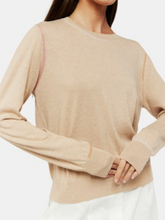 Load image into Gallery viewer, Brodie Winnie Crew Neck Sweater Soft Camel