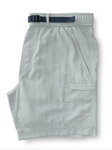 Duck Head 7" On The Fly Performance Short Quarry Grey