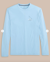 Load image into Gallery viewer, Southern Tide Windsurfer Performance Tee Blue