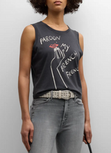 Load image into Gallery viewer, Mother Denim The Strong Silent Type Tee Shirt French French