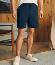 Load image into Gallery viewer, Faherty 8&quot; Movement Chino Short Navy