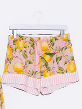 Load image into Gallery viewer, P.J. Salvage Cami and Short Set Bloom Lemon