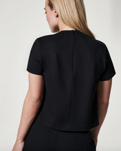Load image into Gallery viewer, Spanx Perfect Funnel Neck Top Black