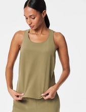 Load image into Gallery viewer, Spanx Casual Fridays Curved Hem Tank Tuscan Olive