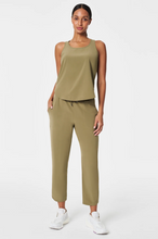 Load image into Gallery viewer, Spanx Casual Fridays Curved Hem Tank Tuscan Olive