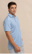 Load image into Gallery viewer, Southern Tide Driver Baywood Stripe Polo Clearwater Blue