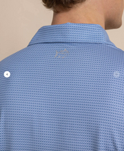 Load image into Gallery viewer, Southern Tide Driver Getting Ziggy Polo Coronet Blue