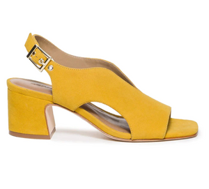 Bernardo Bedford Mid Heel  Ochre Kid Suede