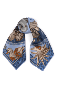 Sabina Savage Mythos Dancing Delphinus Scarf Square 90