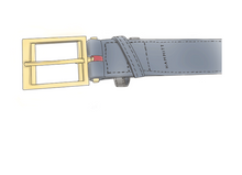 Load image into Gallery viewer, Hammitt Charlie Reversible Riveted Belt Black/Pewter Pewter