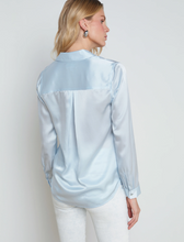 Load image into Gallery viewer, L&#39;Agence Tyler Long Sleeve Blouse Ice Water