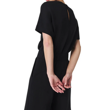 Load image into Gallery viewer, Spanx Airessential Crop Wide Leg Jumpsuit Very Black