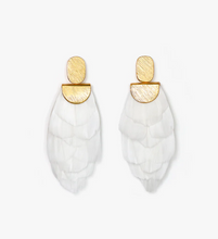 Load image into Gallery viewer, Brackish Blanc Drop Earring