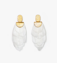 Load image into Gallery viewer, Brackish Drop Earring Blanc