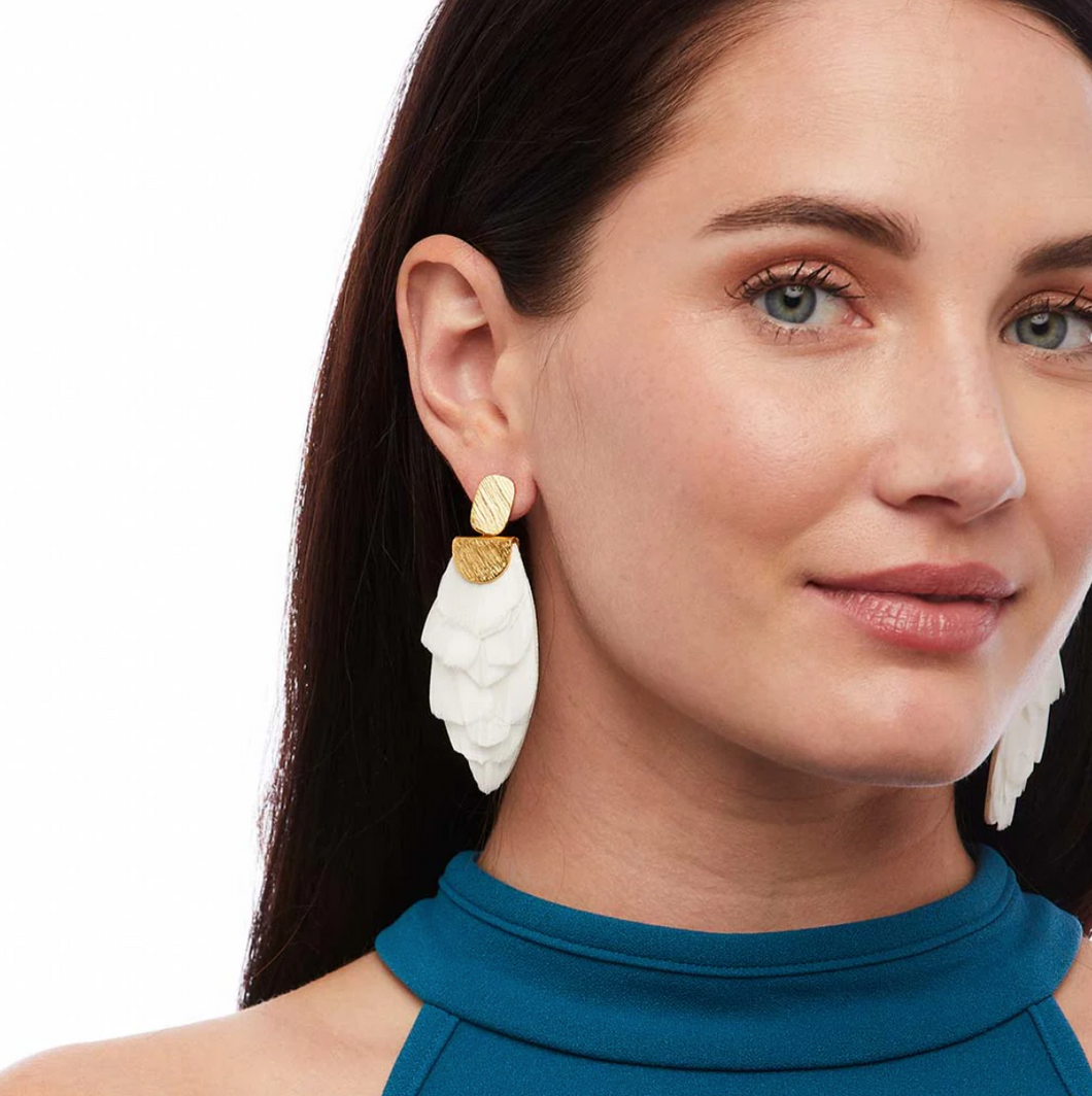 Brackish Blanc Drop Earring