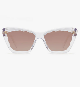 Krewe Brigette Sunglasses Crystal Mirrored