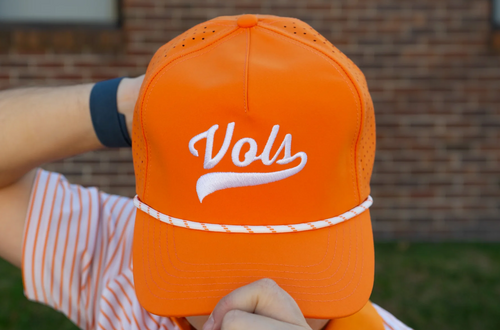 Volunteer Traditions Script Vols Rope Hat Orange