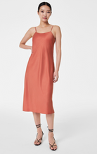 Load image into Gallery viewer, Spanx Carefree Crepe Reversible Slip Dress Coral/Sedona