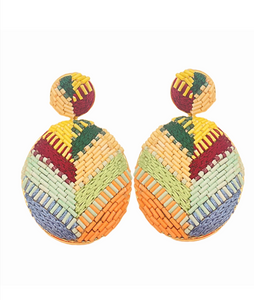 Mignonne Gavigan Maleek Double Drop Earrings Multi