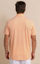 Load image into Gallery viewer, Southern Tide brrr°-eeze Meadowbrook Stripe Polo Orange