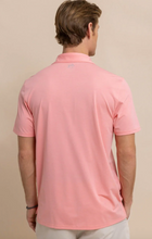 Load image into Gallery viewer, Southern Tide brrr°-eeze Performance Polo Heather Flamingo