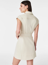 Load image into Gallery viewer, Spanx Stretch Twill Utility Dress Eggshell